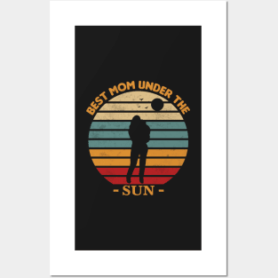 Retro Vintage Sunset Mom Posters and Art